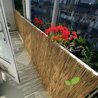 Rietmat traditioneel 100 cm balkon