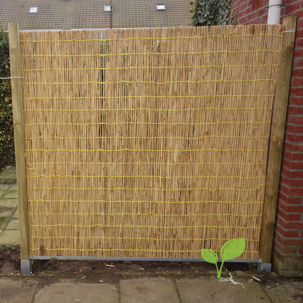 Rietmat schutting systeem
